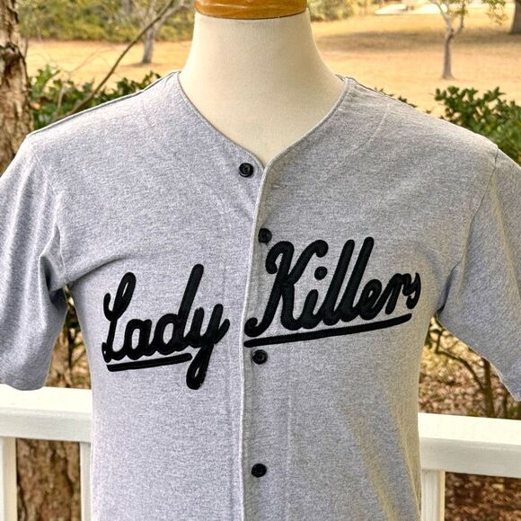 G-Eazy Stitched Lady Killers baseball Jersey. Gray. XS - Picture 2 of 7